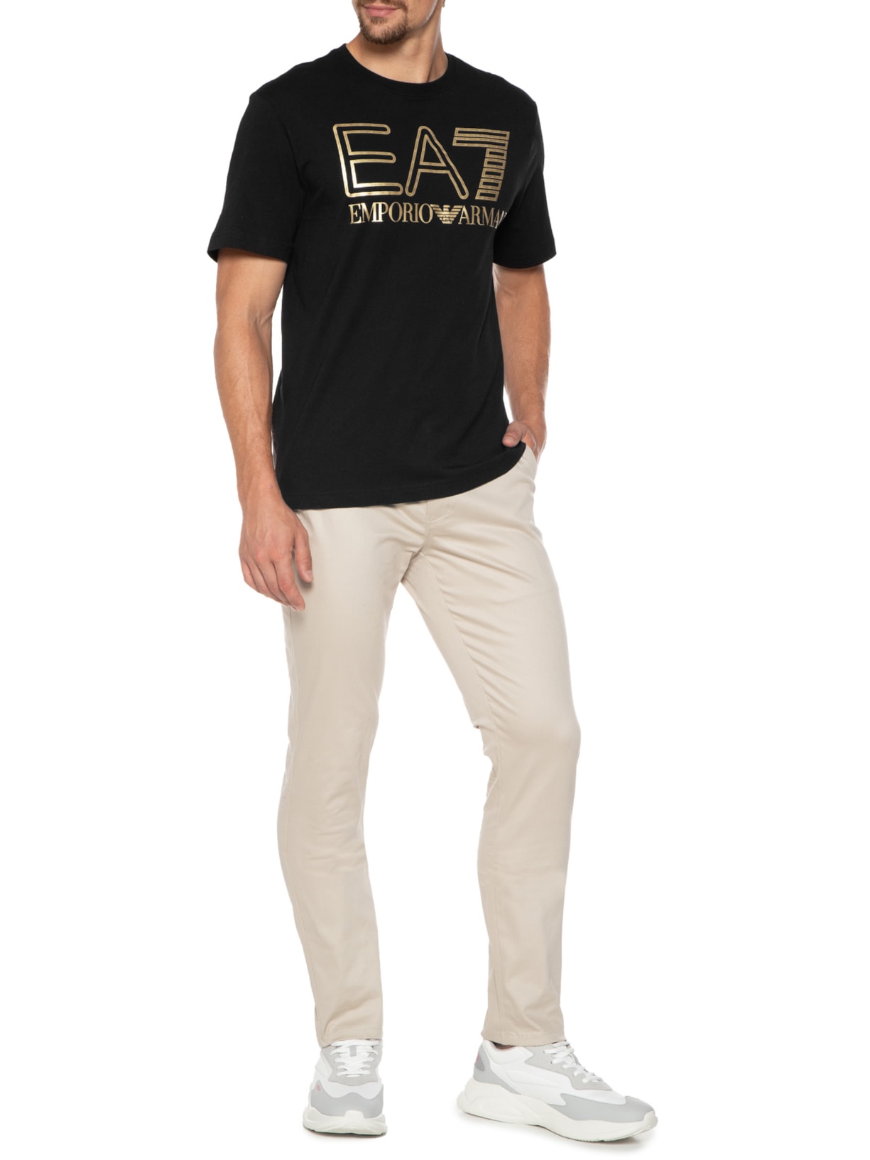 Camiseta Masculina Preto Ea7 Emporio Armani