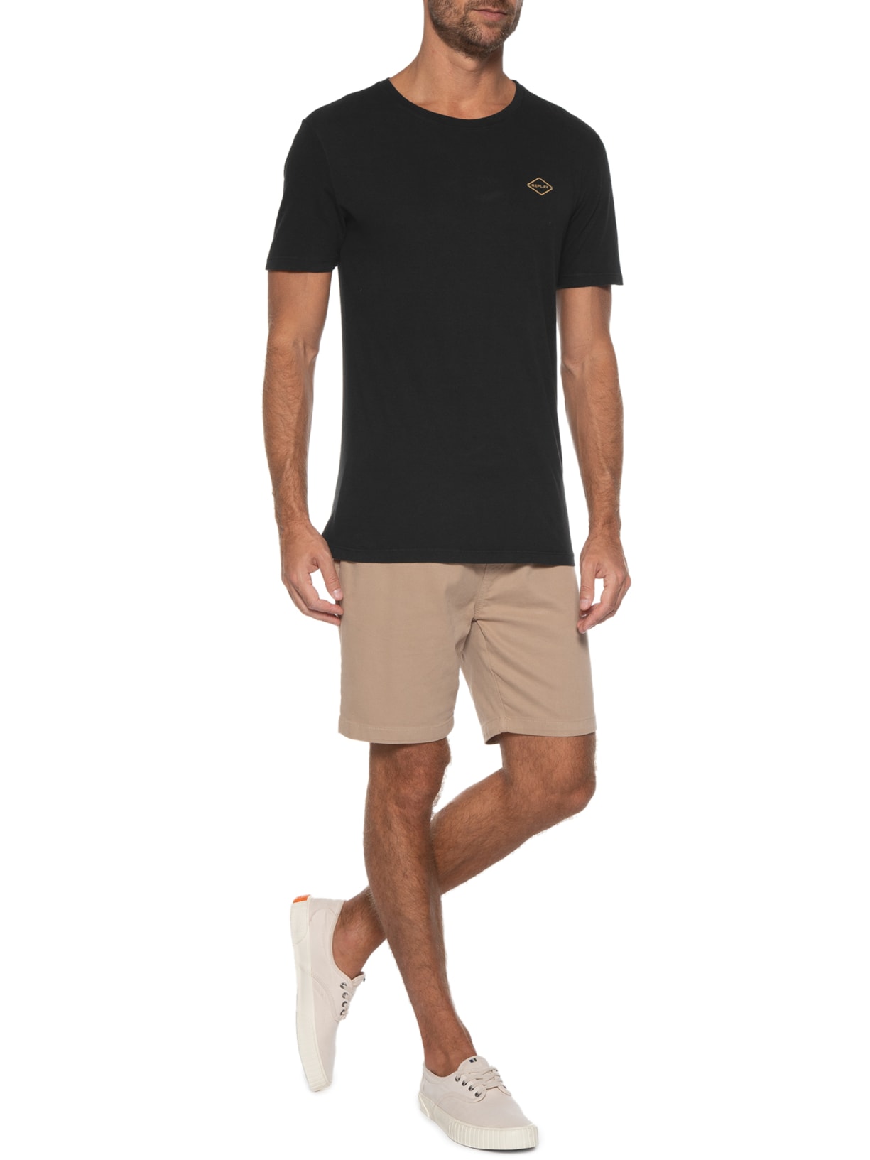 Camiseta Masculina Preto Replay