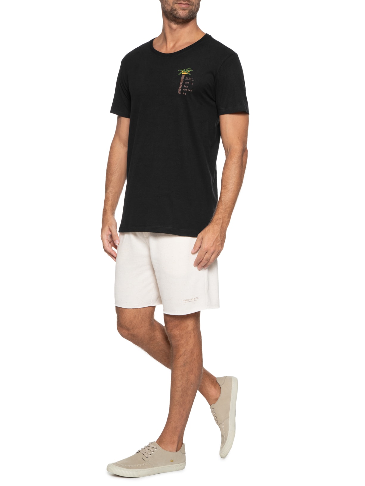 Camiseta Masculina Preto Melty Rj