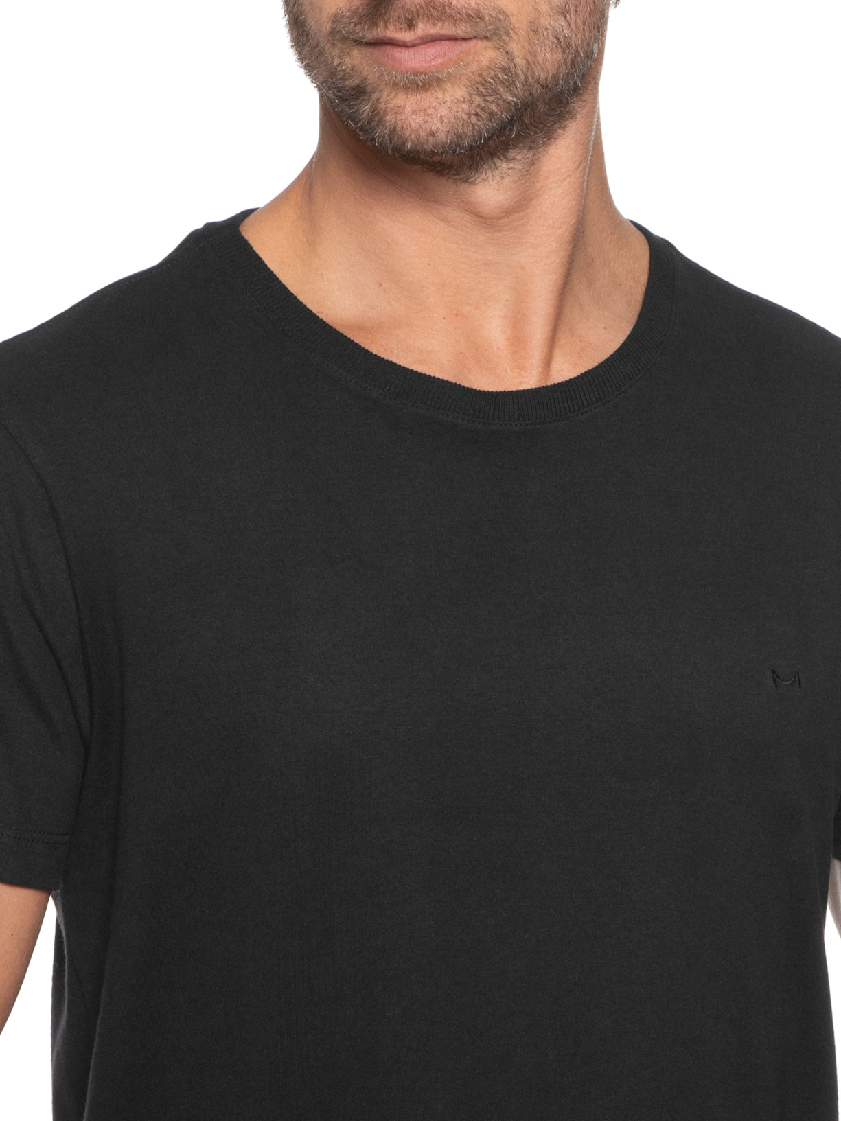 Camiseta Masculina Preto Melty Rj