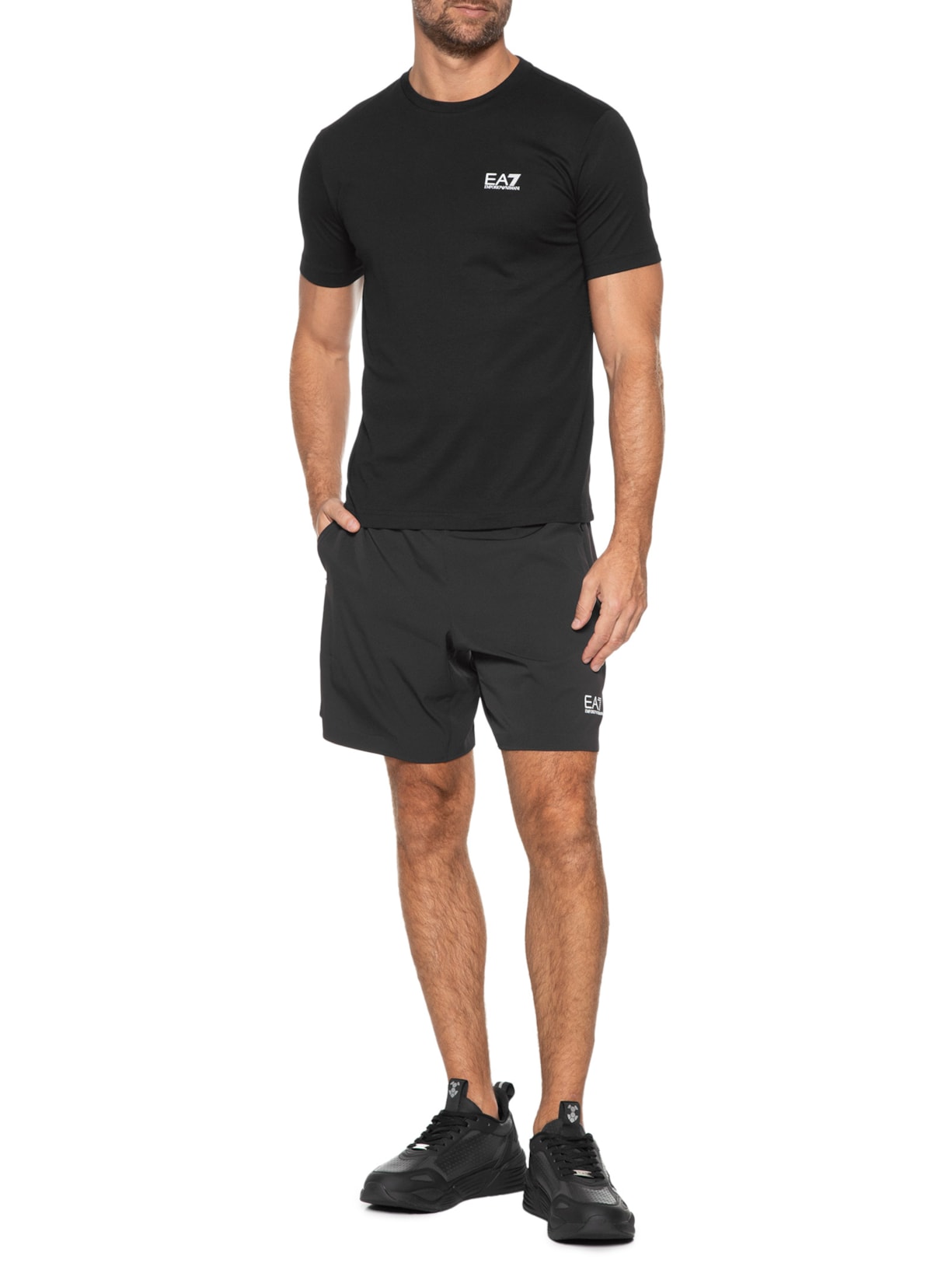 Camiseta Masculina Preto Ea7 Emporio Armani