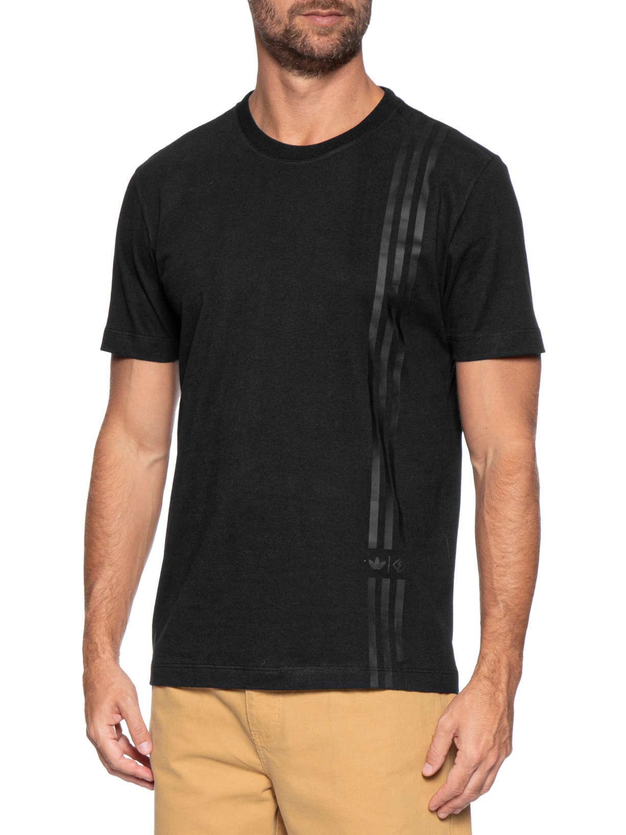 Camiseta Masculina Preto Forum + Adidas