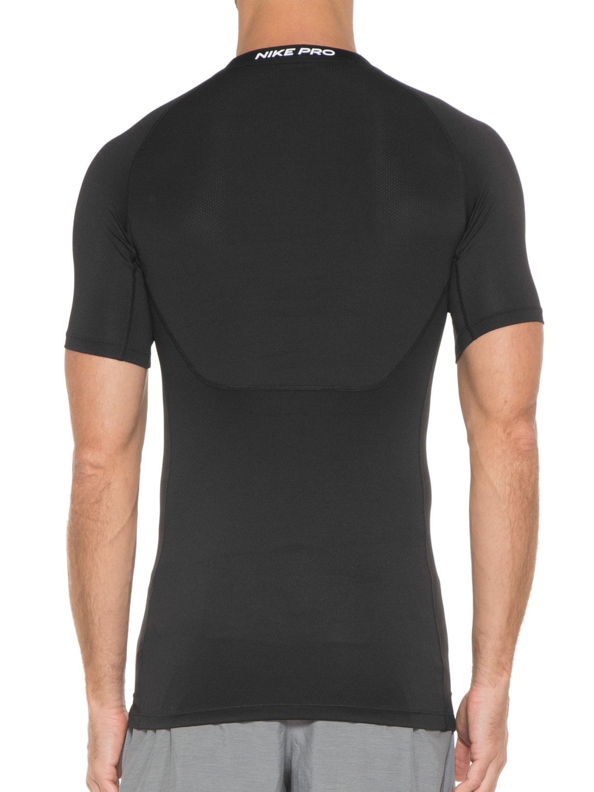 Camiseta Masculina Pro Dri-FIT Preto e Branco Nike