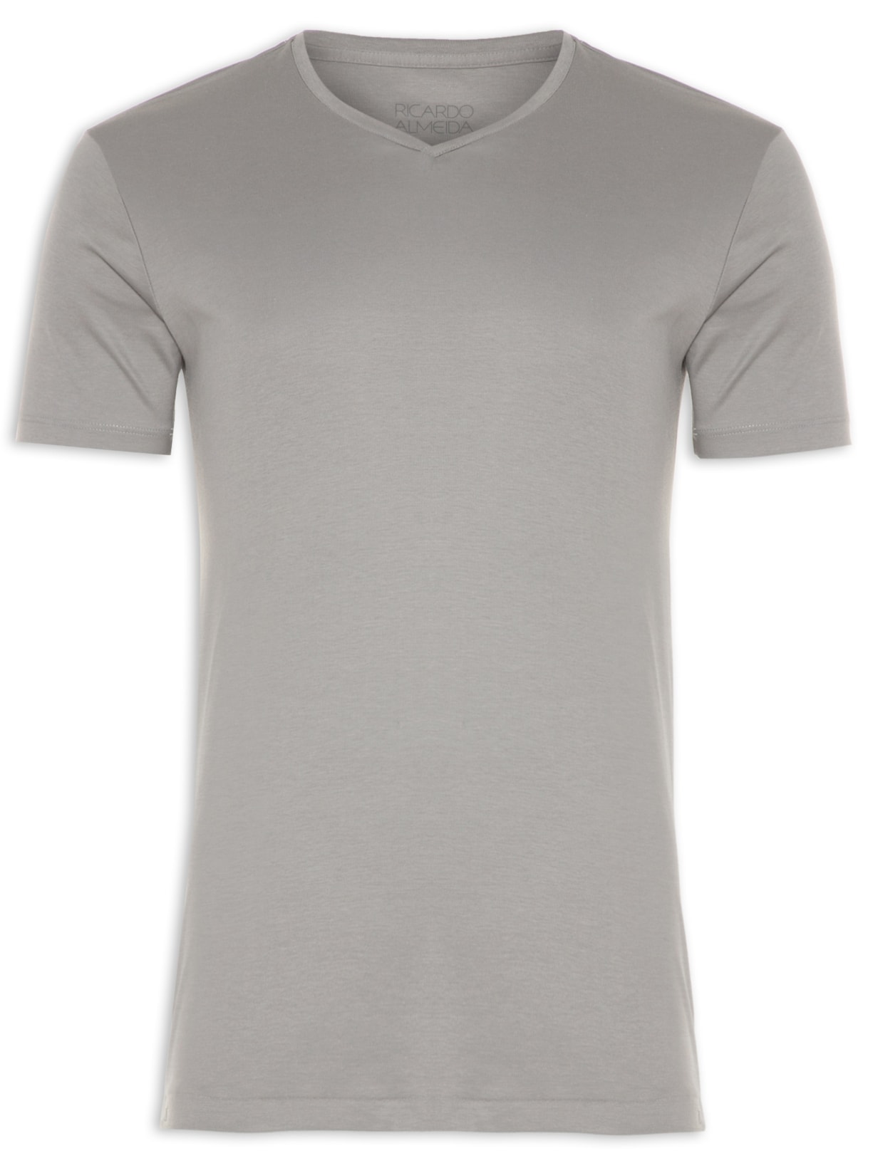 Camiseta Masculina Pro V Dupla - Cinza