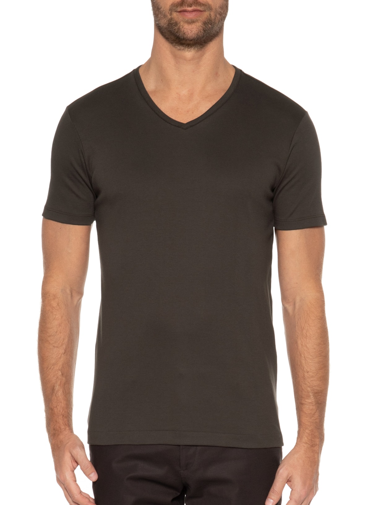 Camiseta Masculina Pro V Dupla Marrom Ricardo Almeida