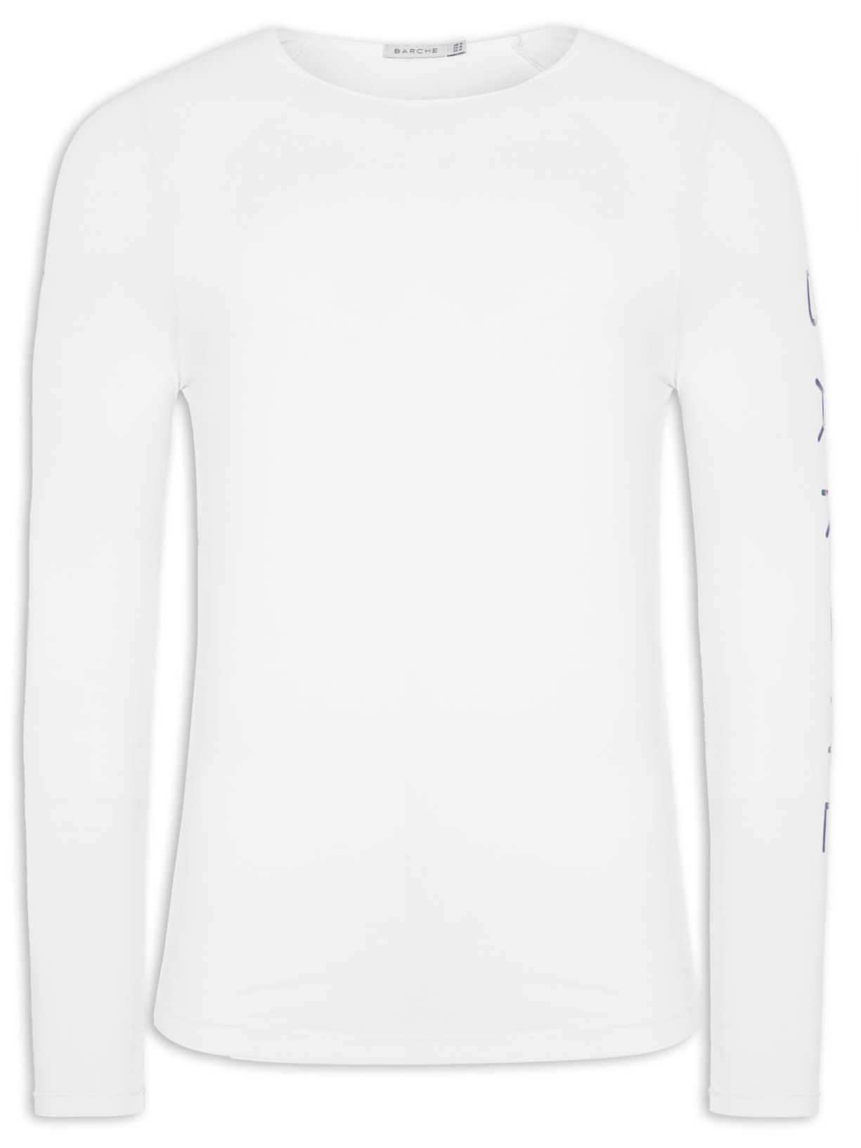 Camiseta Masculina Proteção Uv Estampada - Branco