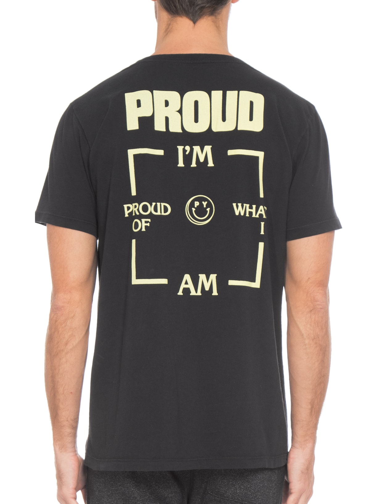 Camiseta Masculina Proud Preto Purple Yellow