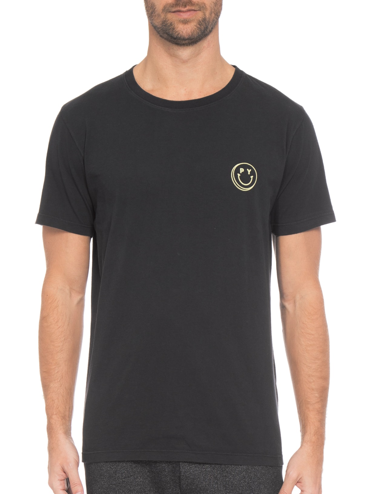 Camiseta Masculina Proud Preto Purple Yellow