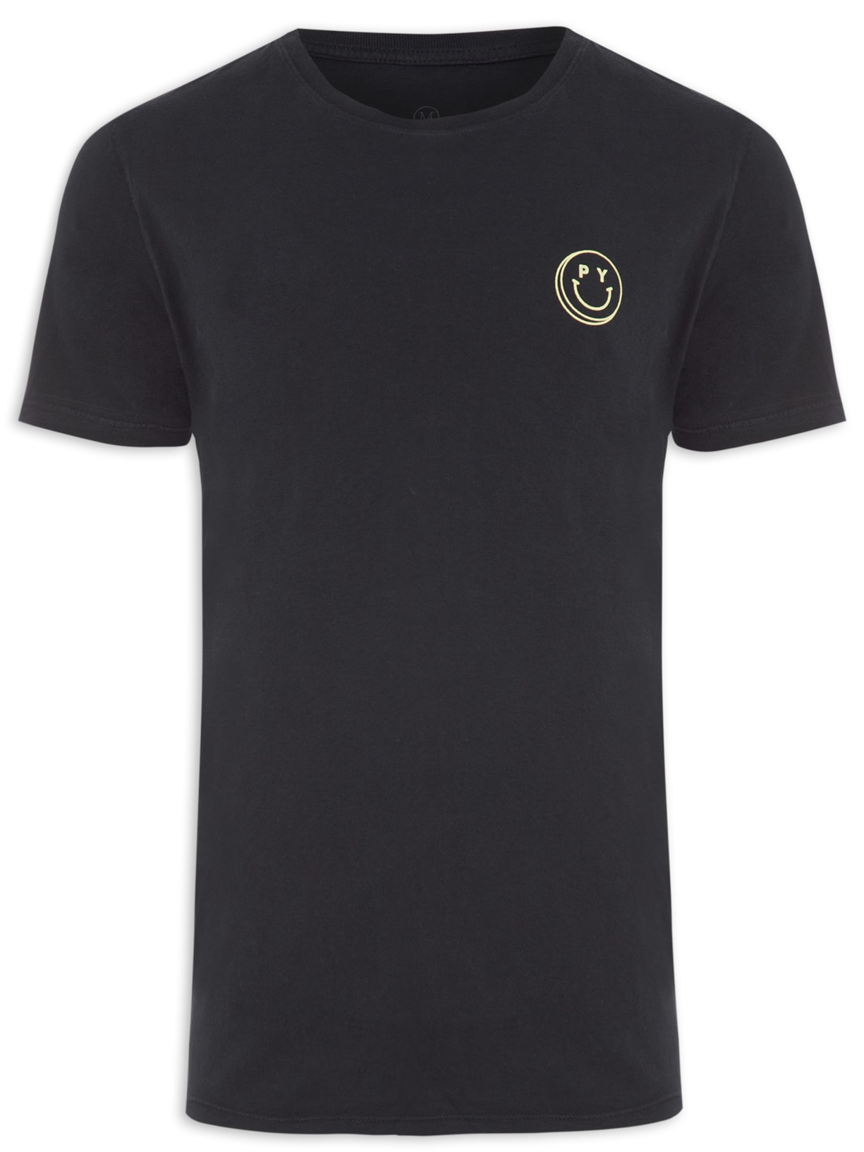 Camiseta Masculina Proud Preto Purple Yellow