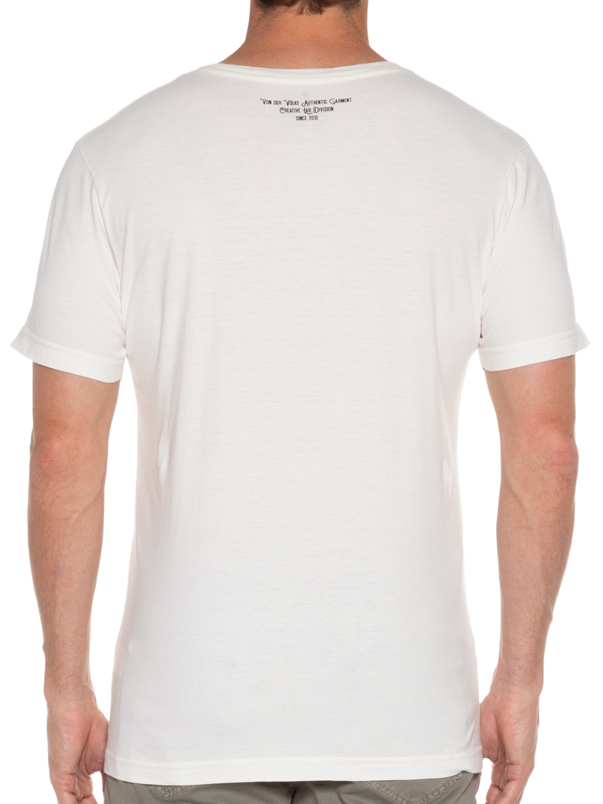 Camiseta Masculina Psychedelic Branco Von Der Volke