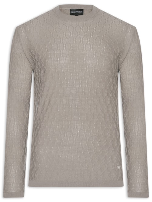 Camiseta Masculina Pullover - Bege