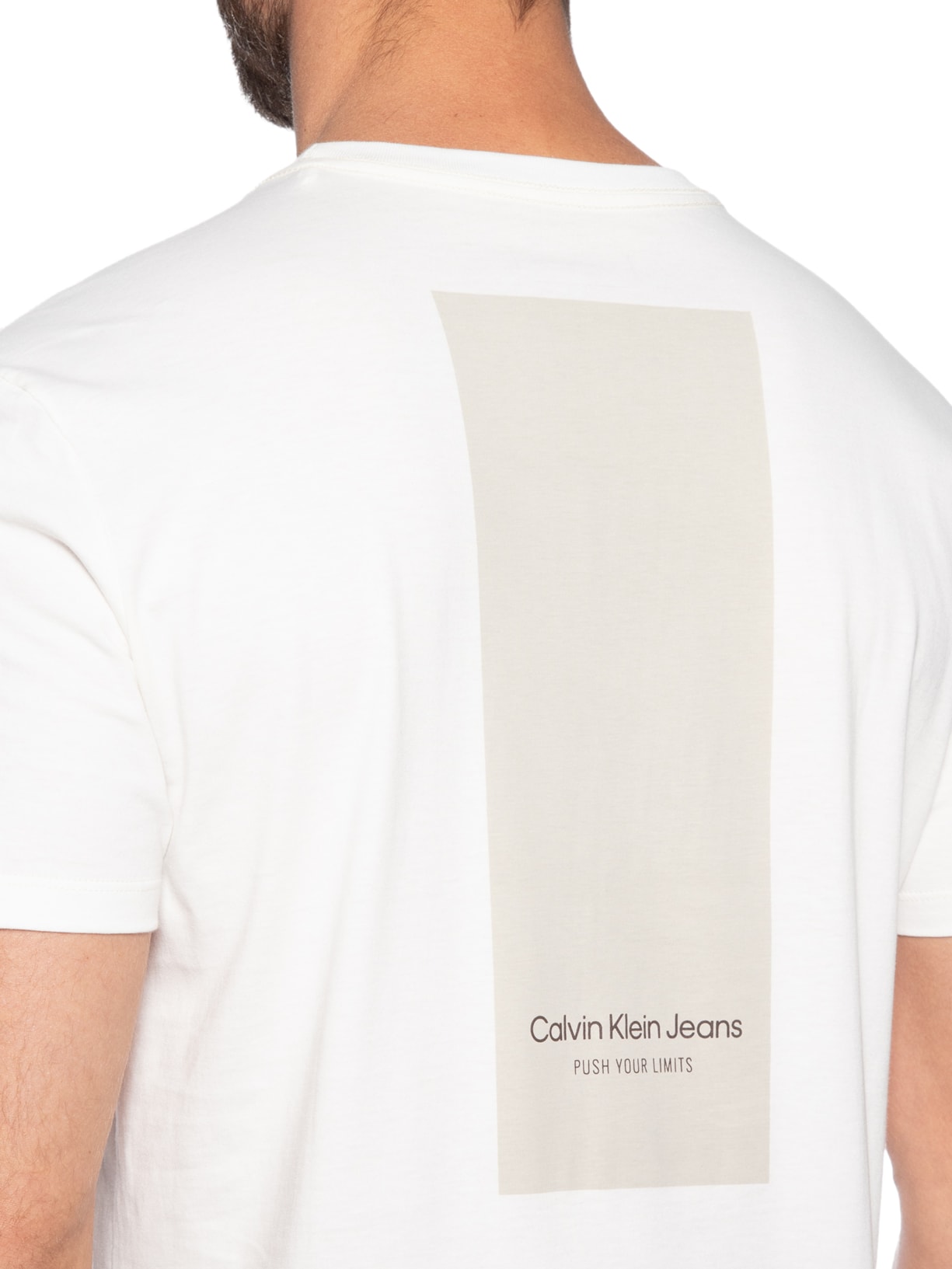 Camiseta Masculina Push Your Limits Branco Calvin Klein Jeans