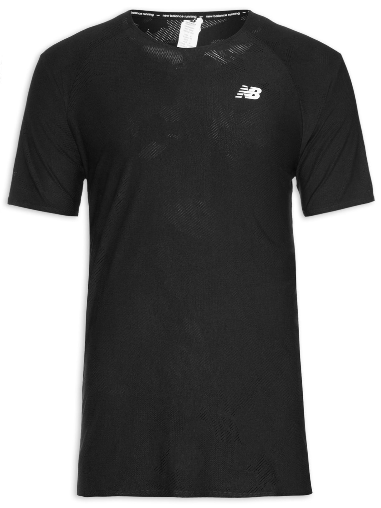 Camiseta Masculina Q Speed Jacquard - Preto