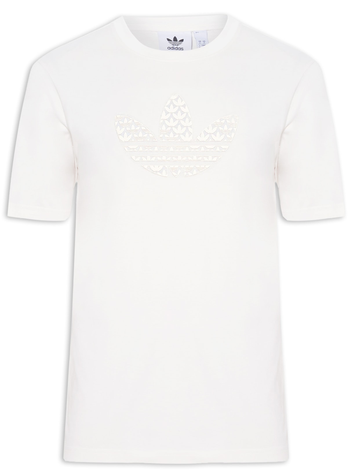 Camiseta Masculina Q12 Monogram T - Branco