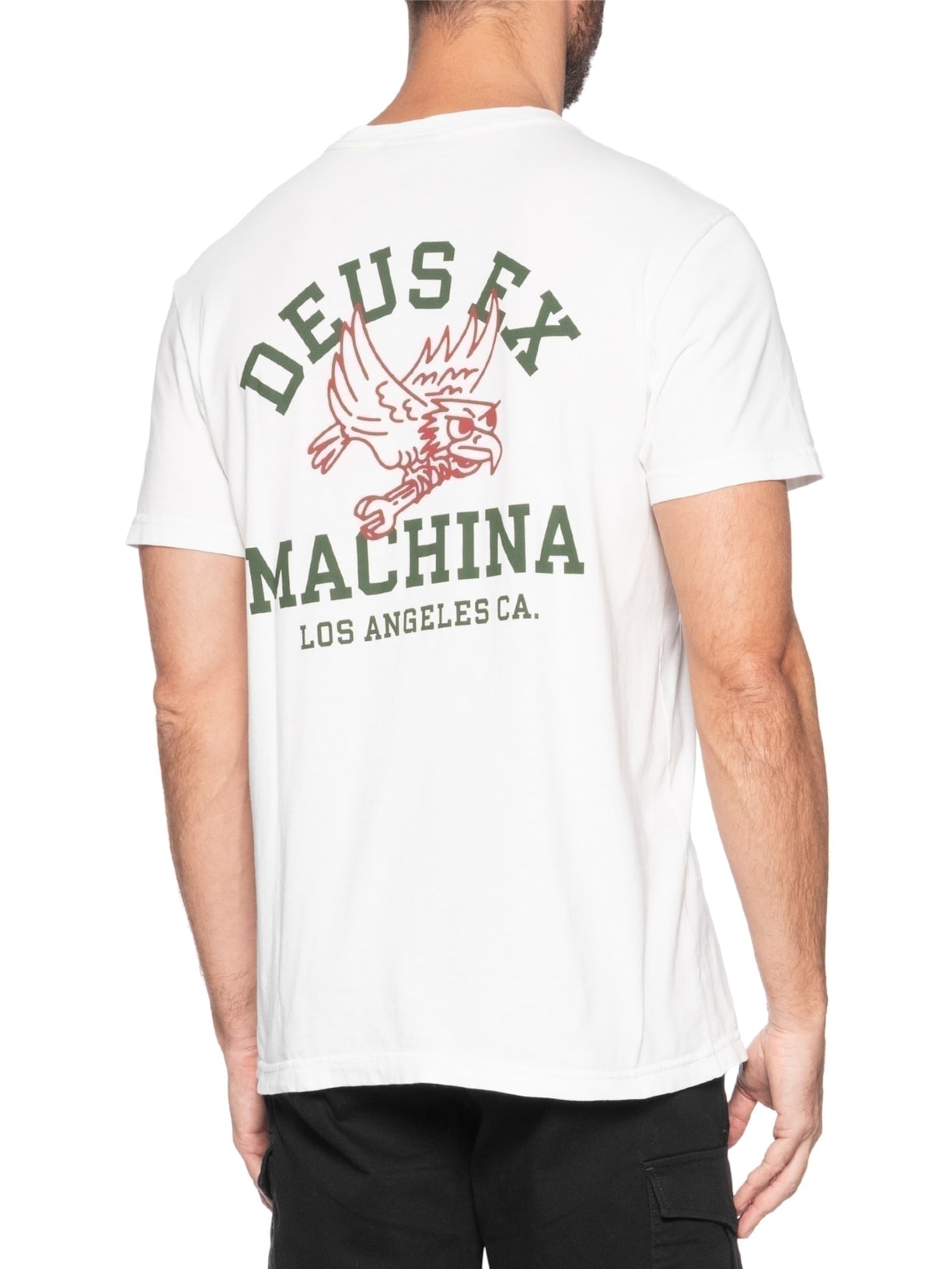 Camiseta Masculina Quickbeak Branco Deus Ex Machina
