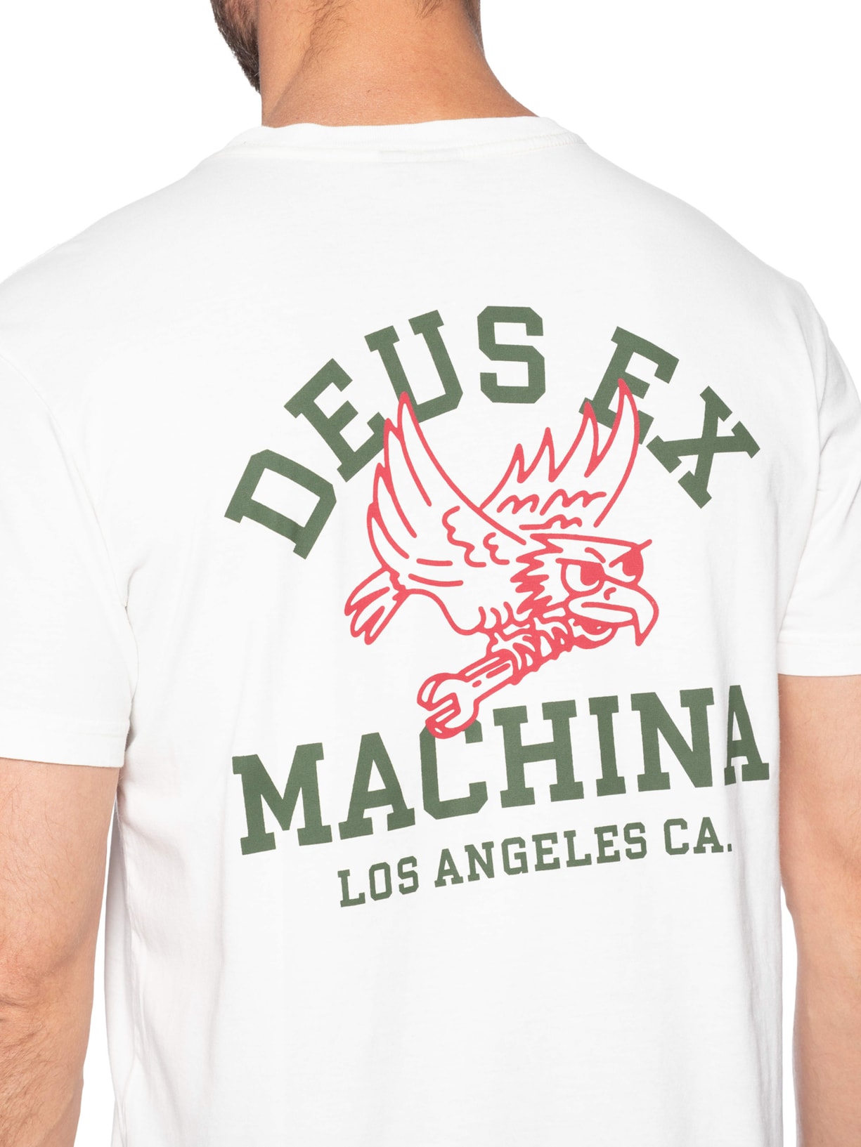 Camiseta Masculina Quickbeak Branco Deus Ex Machina