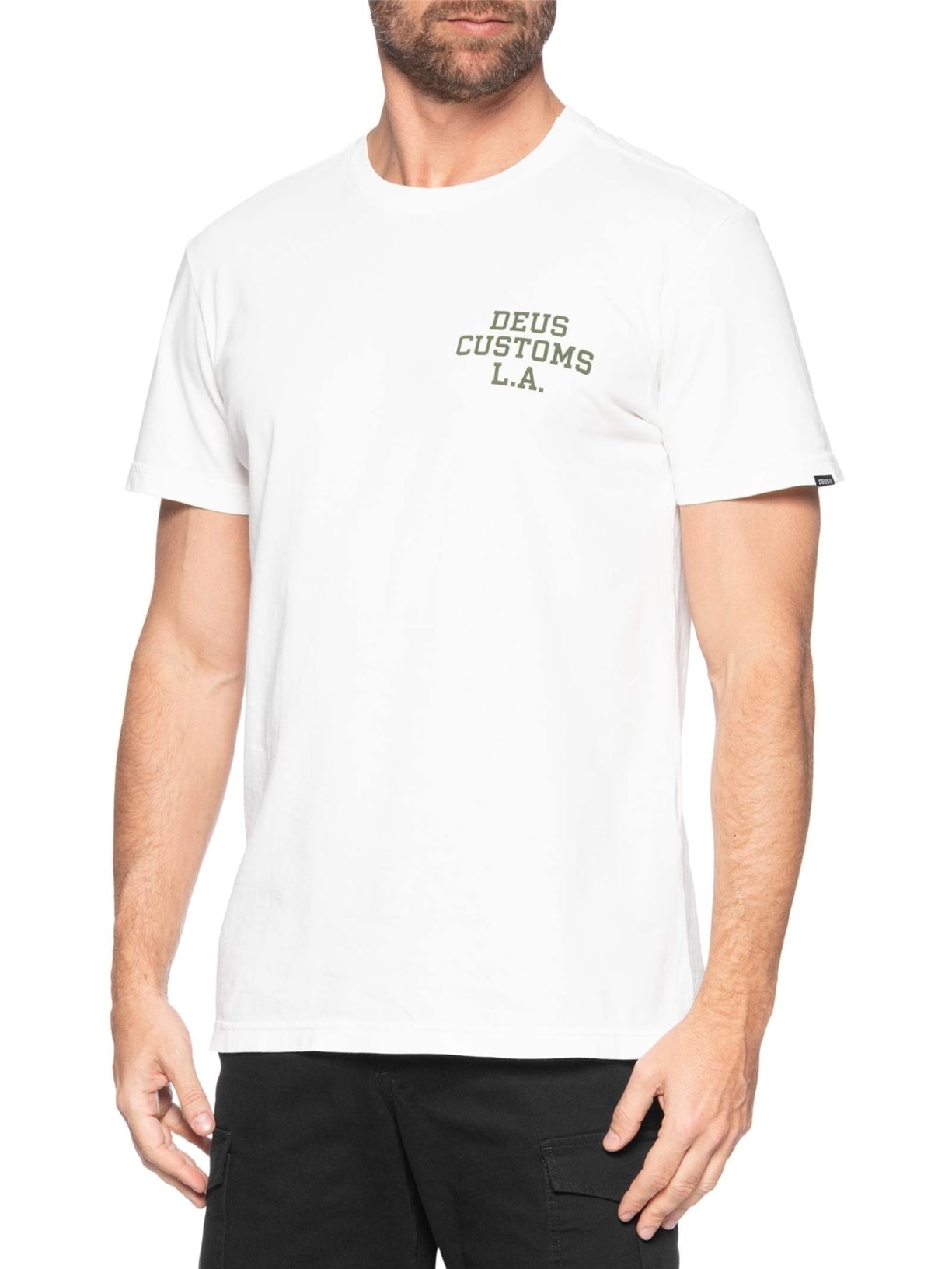 Camiseta Masculina Quickbeak Branco Deus Ex Machina