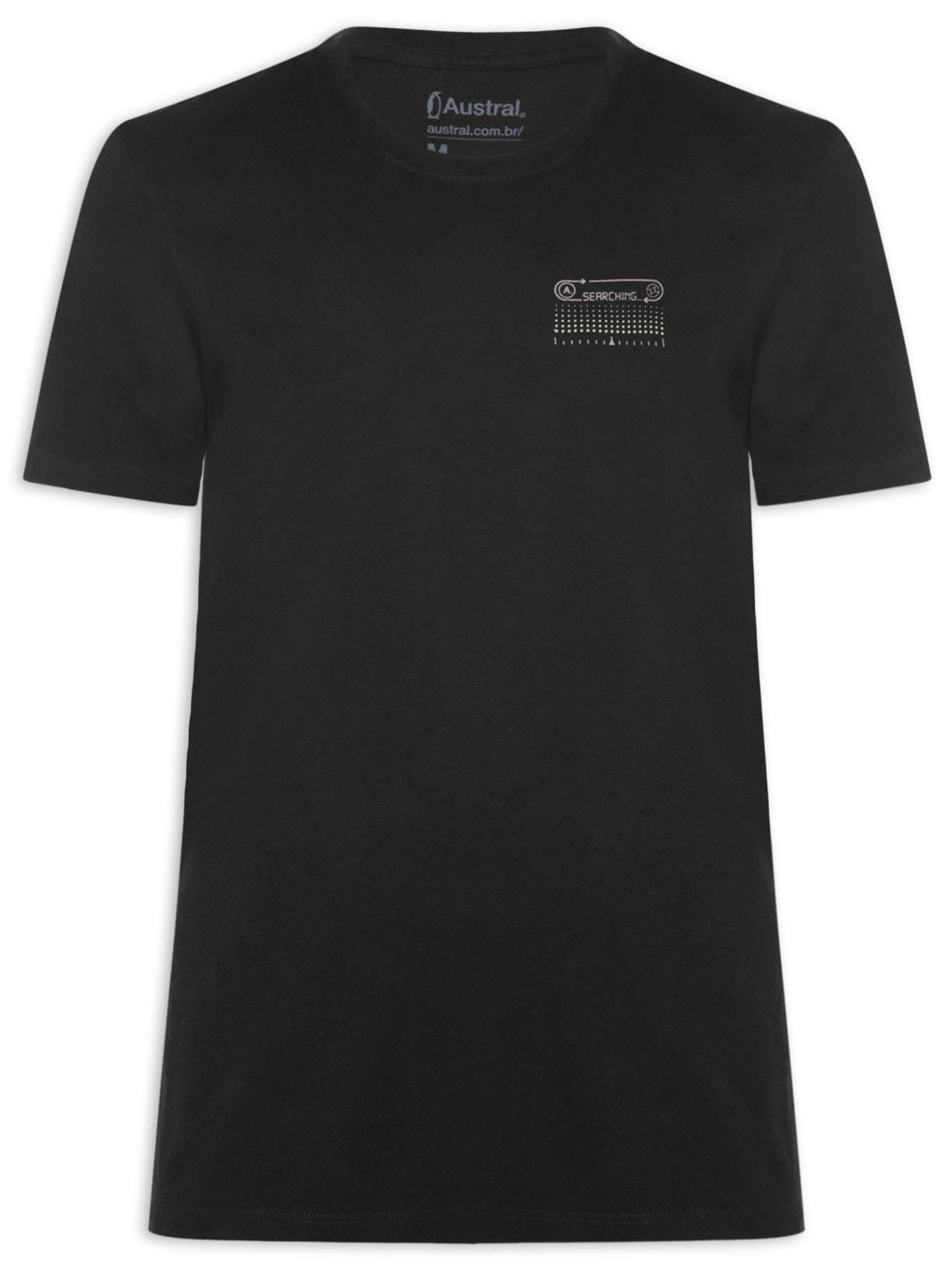 Camiseta Masculina Radio Preto Austral