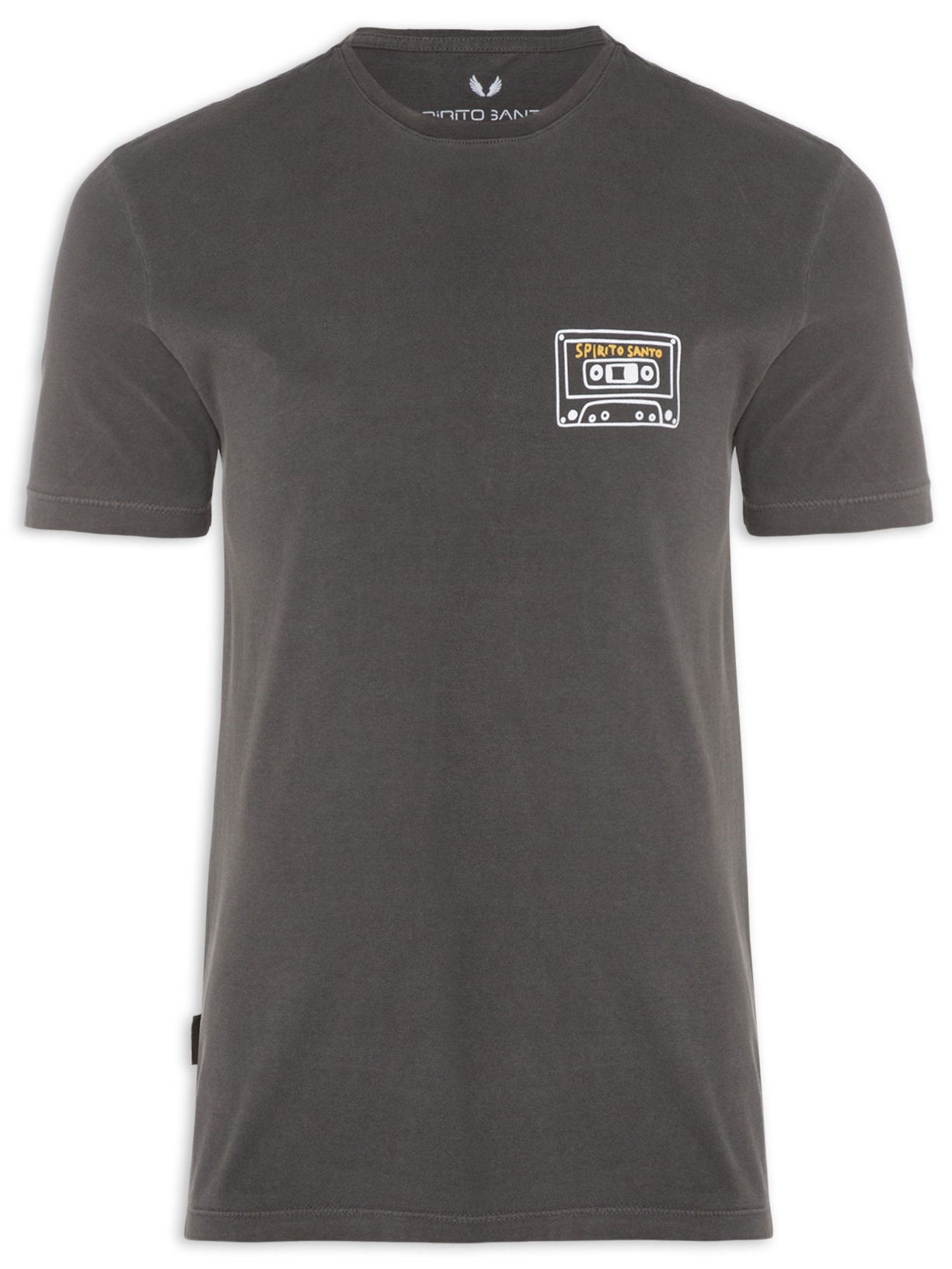 Camiseta Masculina Radio Tape - Cinza