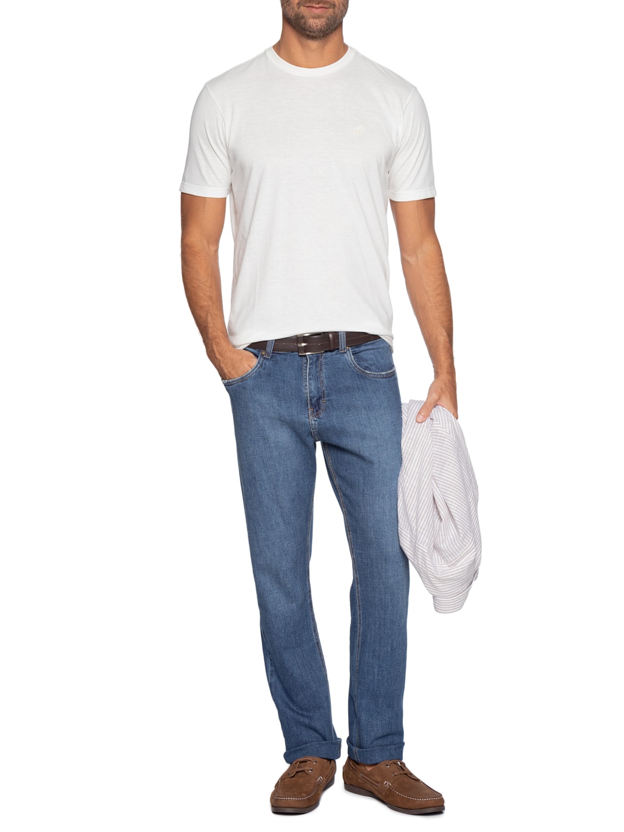 Camiseta Masculina Rafael Branco Zapalla
