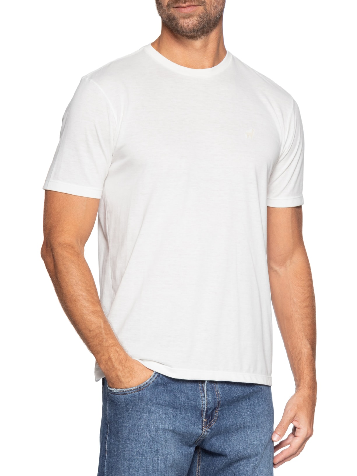 Camiseta Masculina Rafael Branco Zapalla