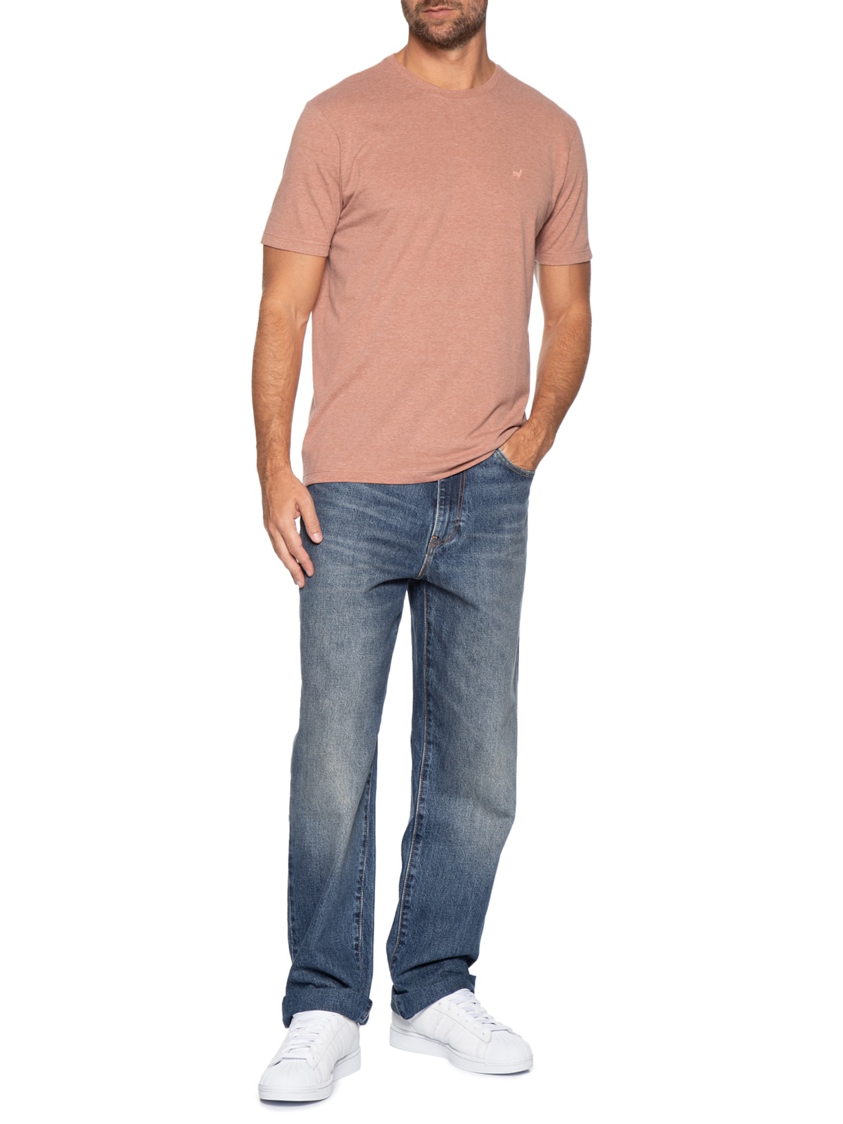 Camiseta Masculina Rafael Marrom Zapalla