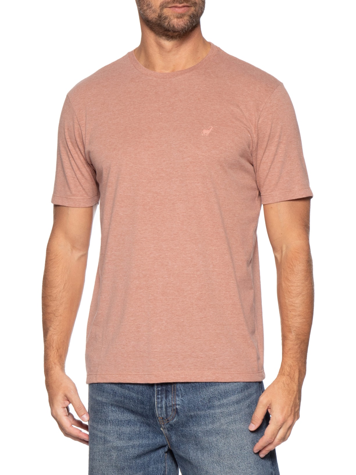 Camiseta Masculina Rafael Marrom Zapalla