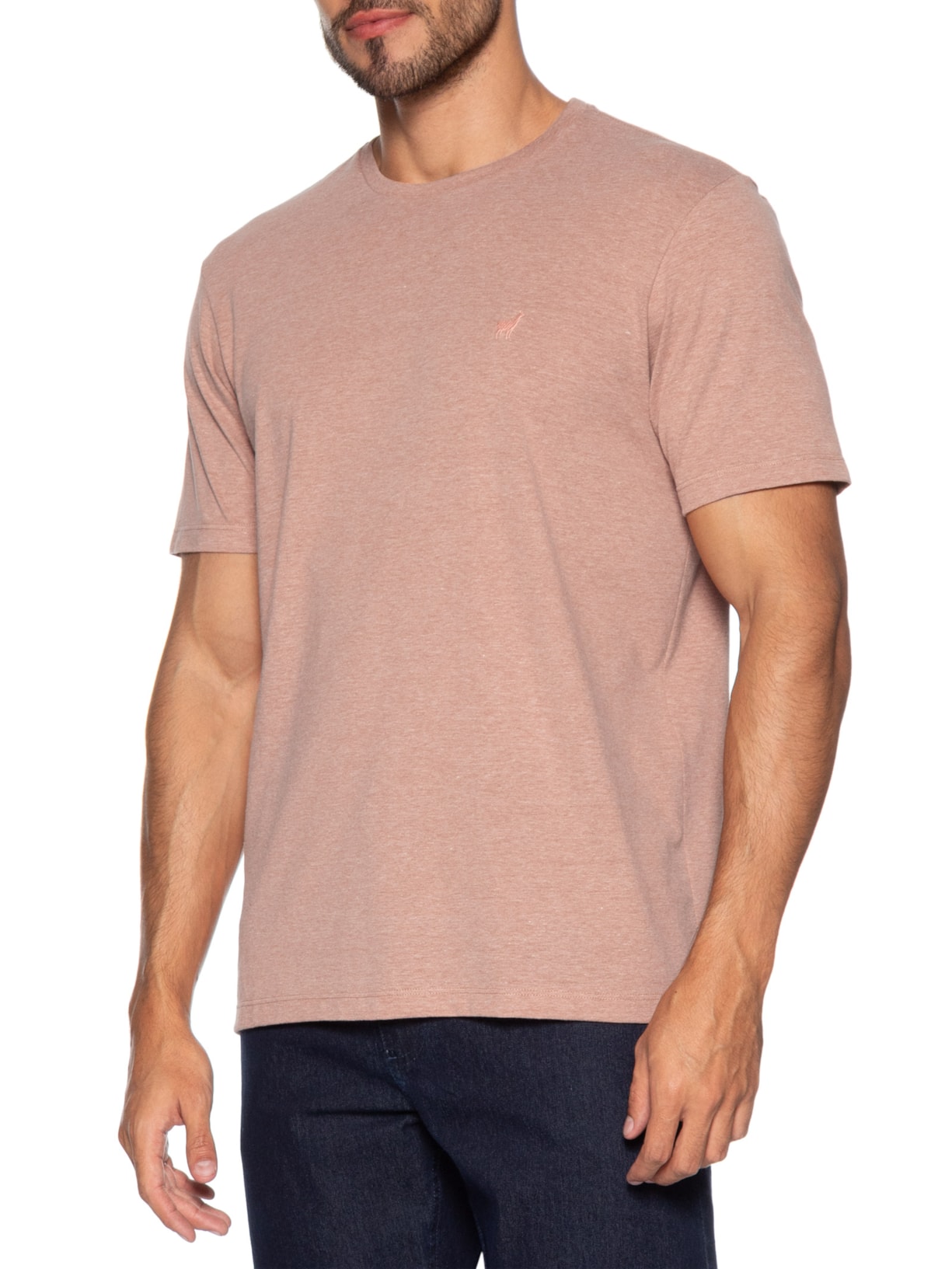 Camiseta Masculina Rafael Marrom Zapalla