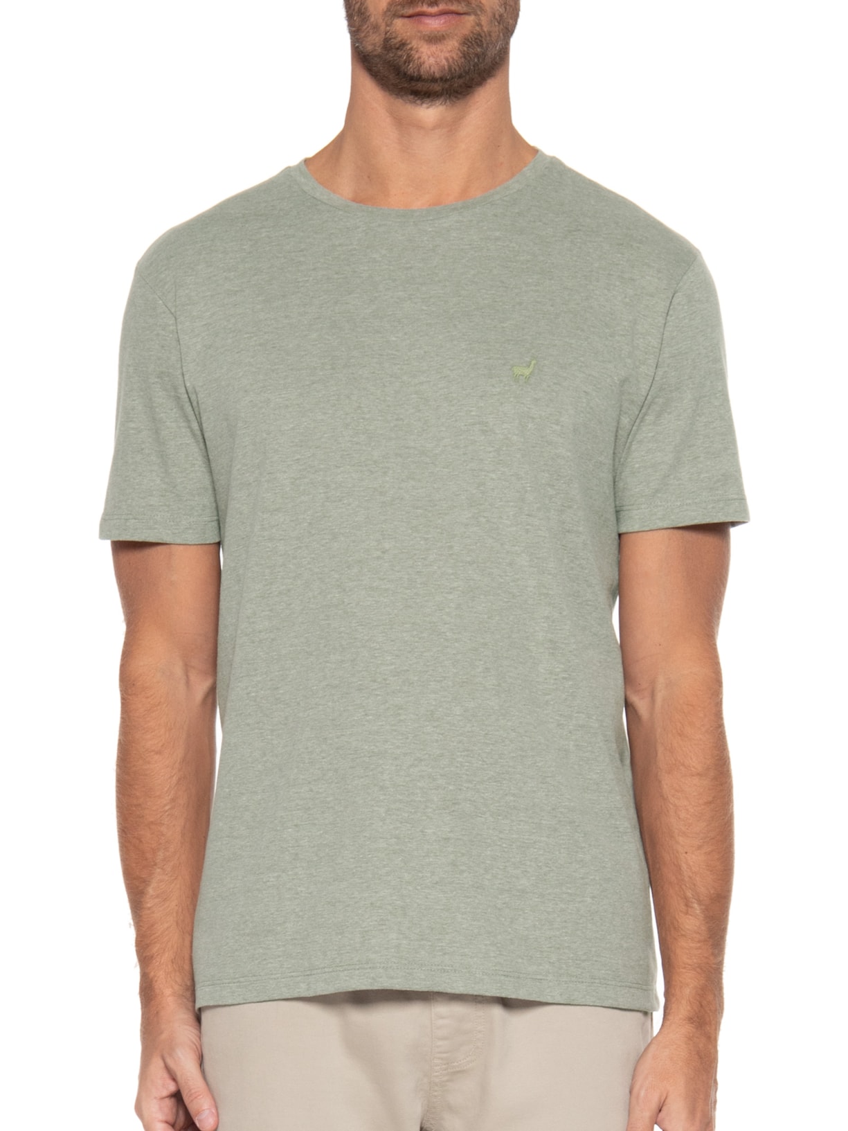 Camiseta Masculina Rafael Verde Zapalla