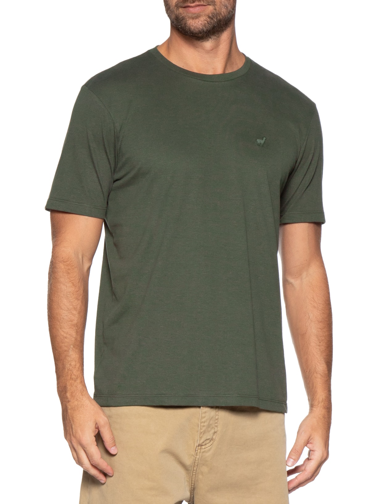 Camiseta Masculina Rafael Verde Zapalla