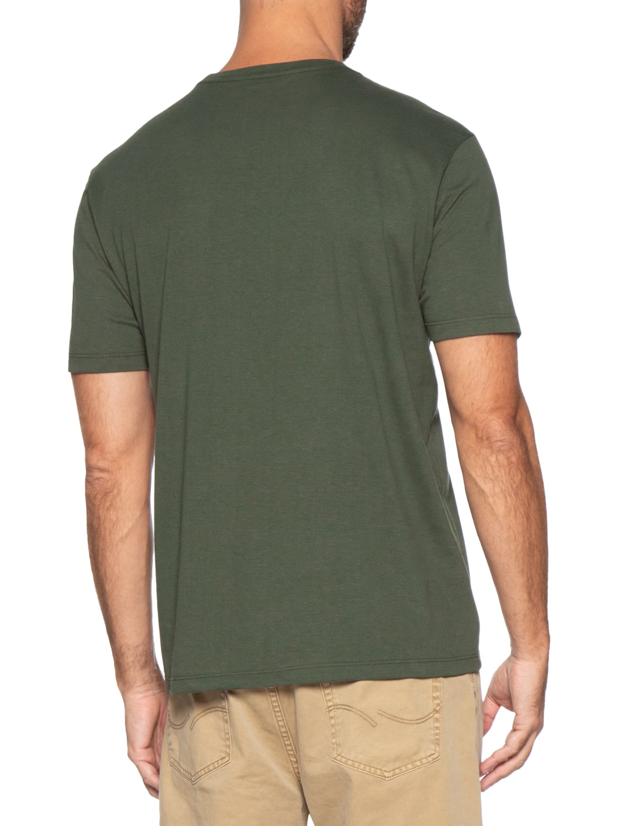 Camiseta Masculina Rafael Verde Zapalla