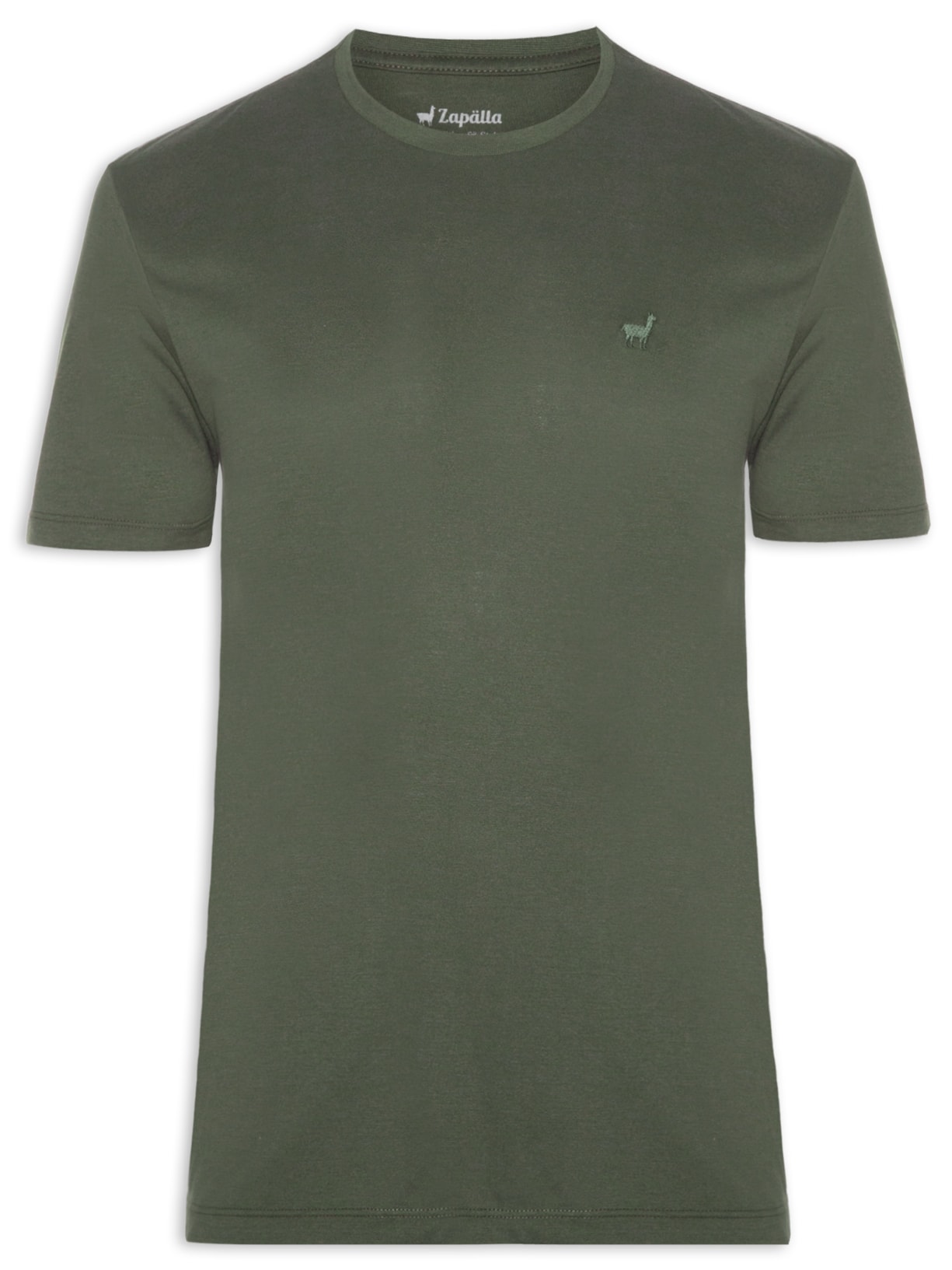 Camiseta Masculina Rafael Verde Zapalla