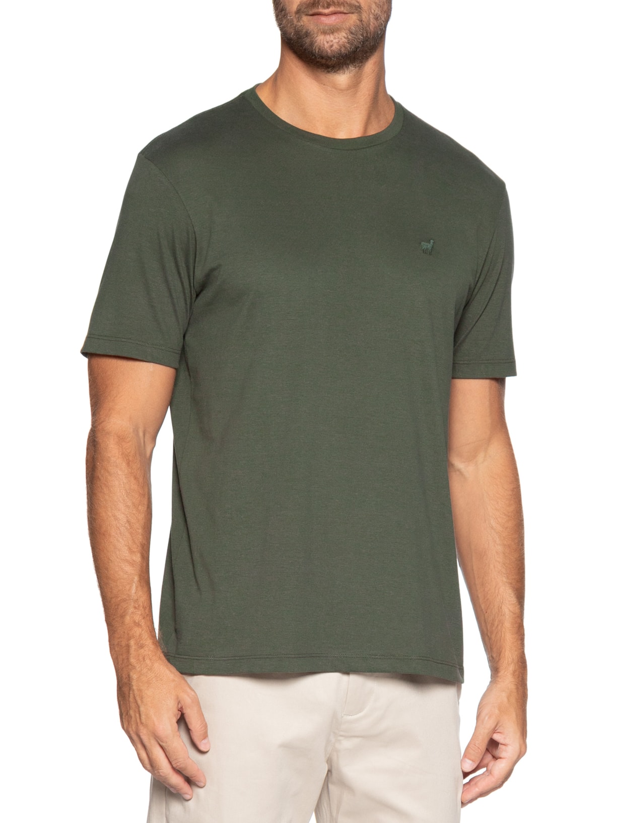 Camiseta Masculina Rafael Verde Zapalla