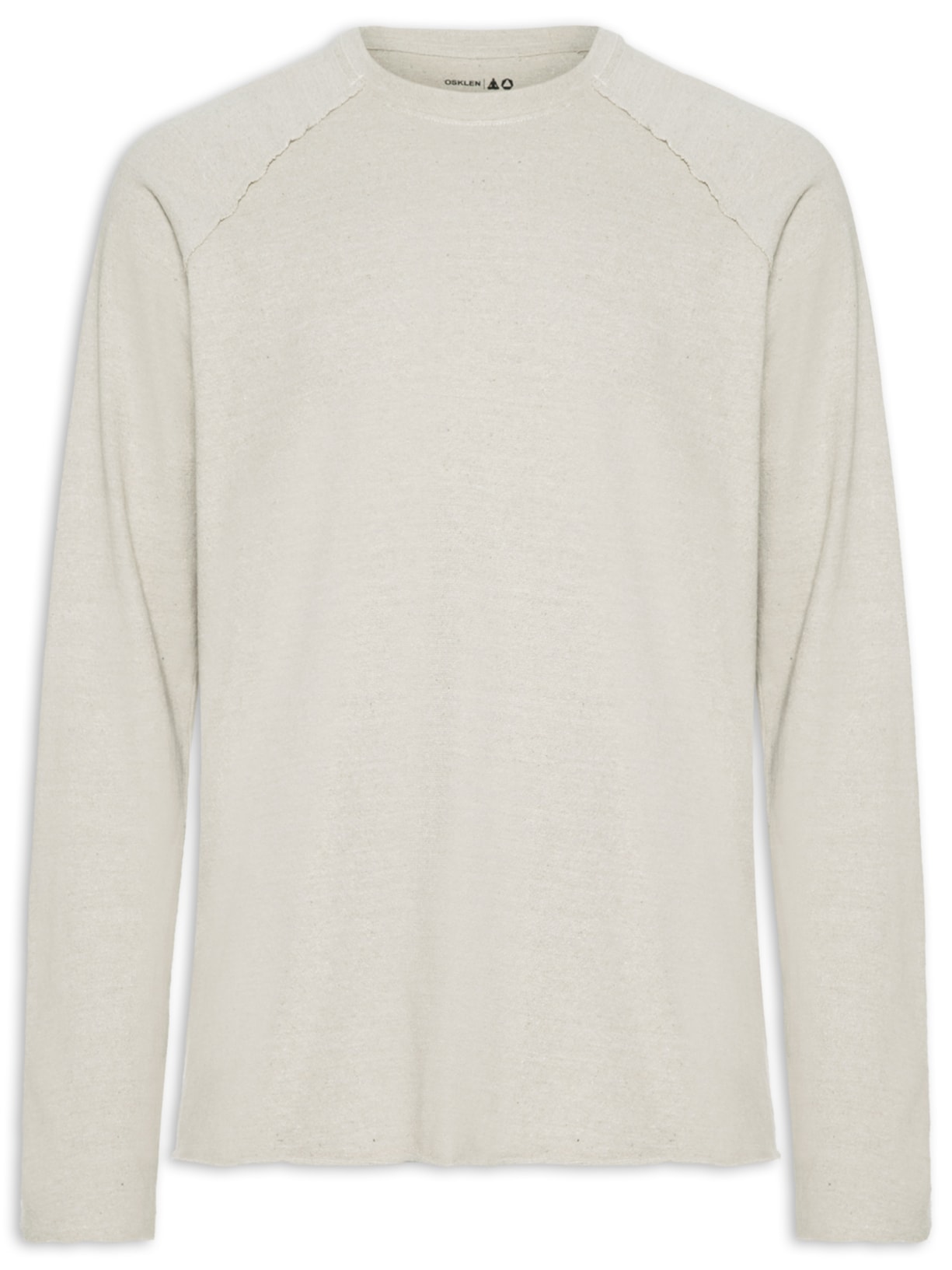 Camiseta Masculina Raglan Balance Ml Masculina - Bege