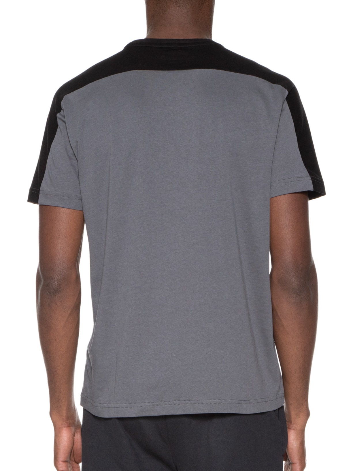 Camiseta Masculina Raglan Cinza Ea7 Emporio Armani