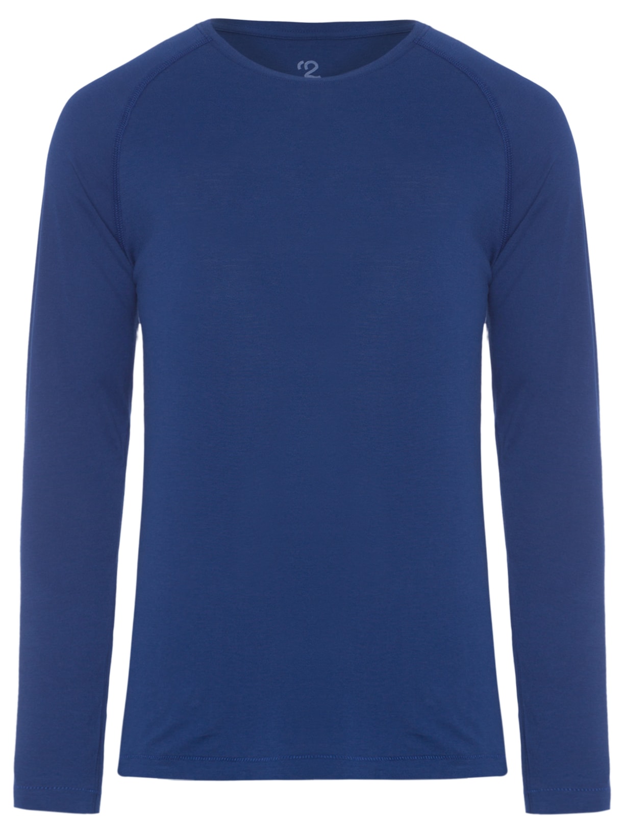Camiseta Masculina Raglan Pima Berlim Regular Fit - Azul