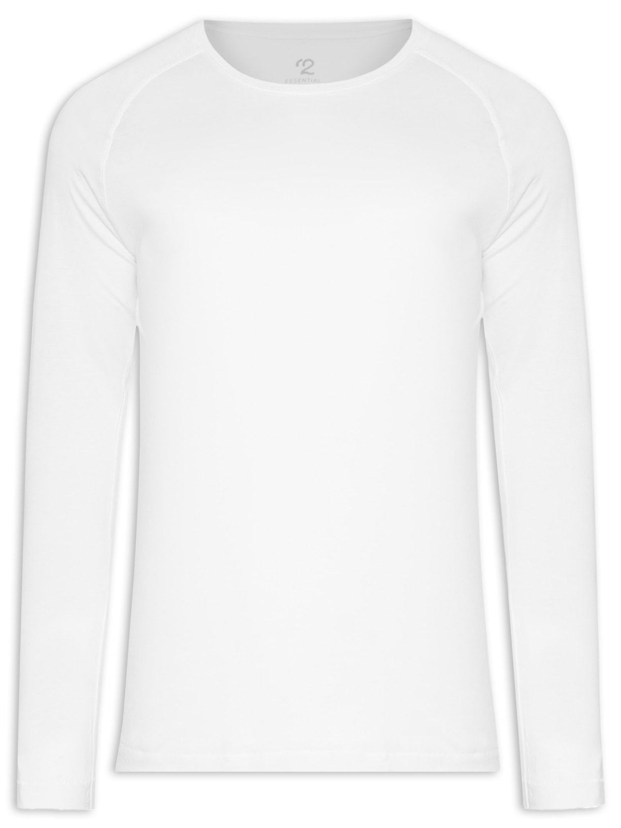Camiseta Masculina Raglan Pima Berlim Regular Fit - Branco