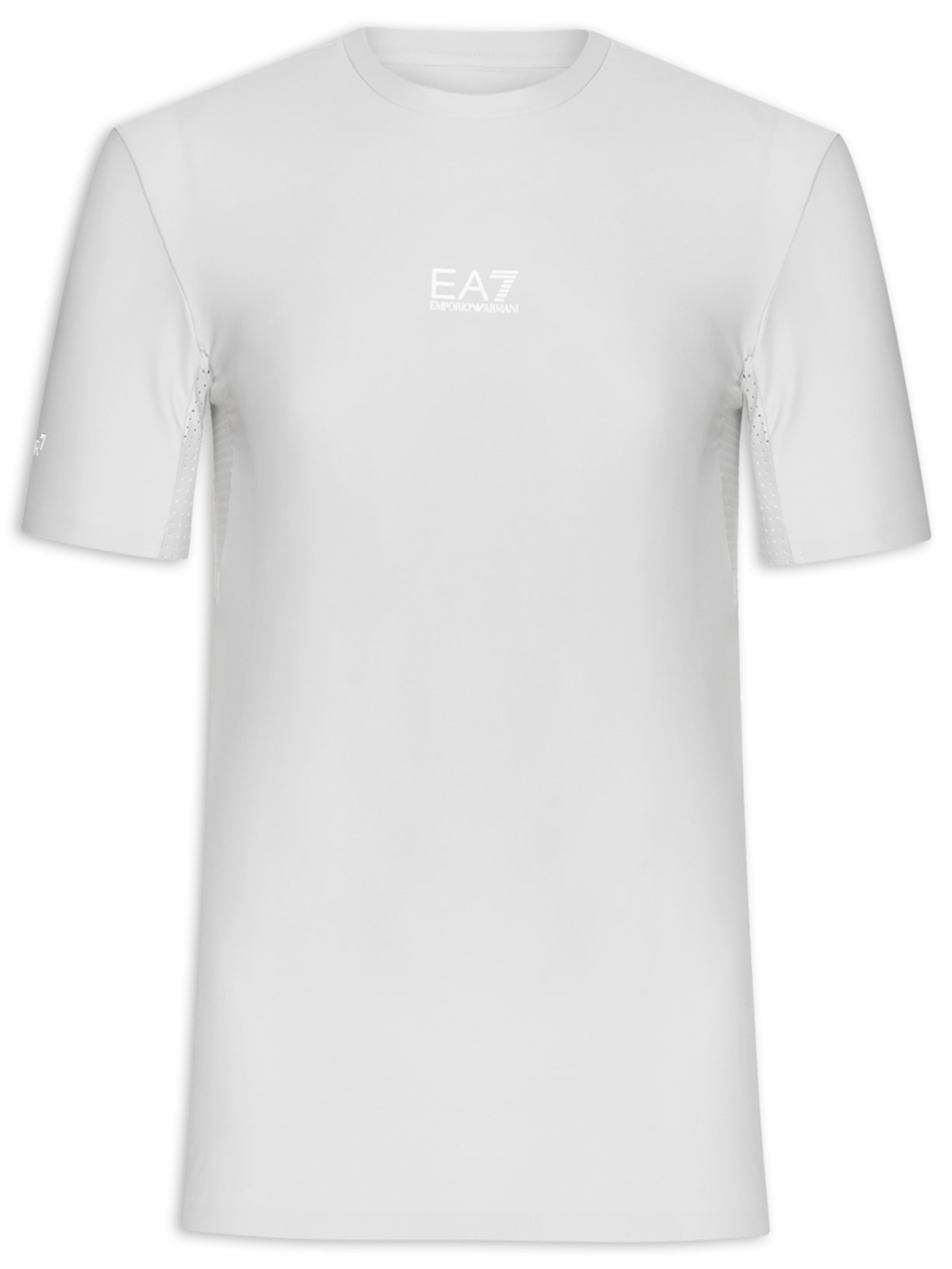 Camiseta Masculina Recortes Laterias - Cinza