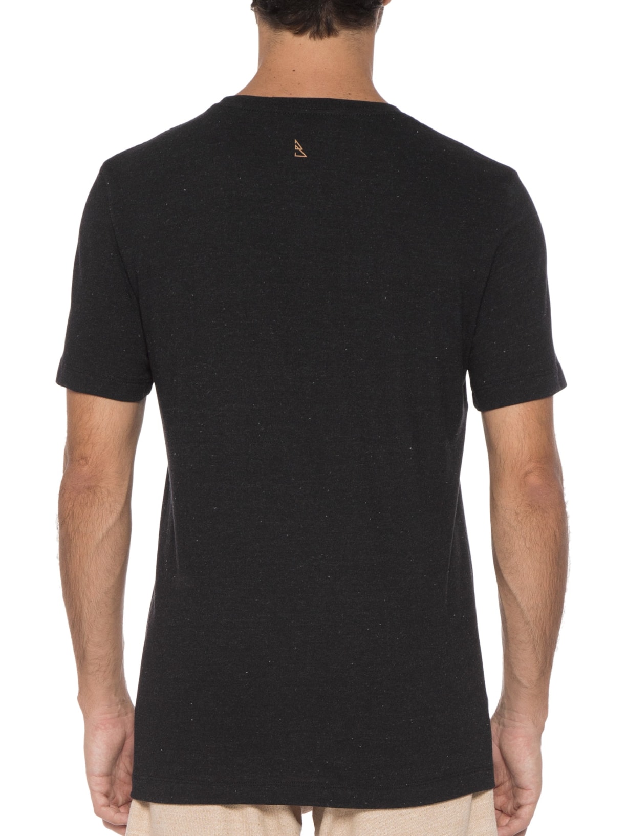 Camiseta Masculina Recycled Estampada Cinque Terre Preto Barche