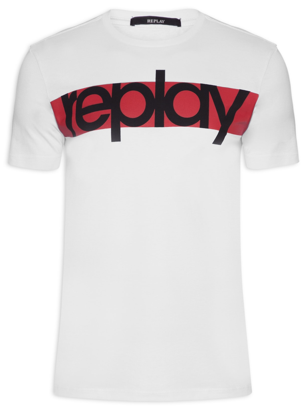 Camiseta Masculina Red Branco Replay