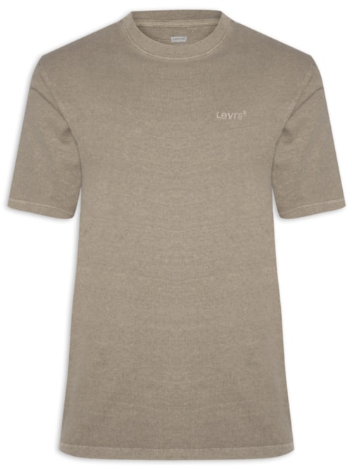 Camiseta Masculina Red Tab Estilo Vintage - Bege