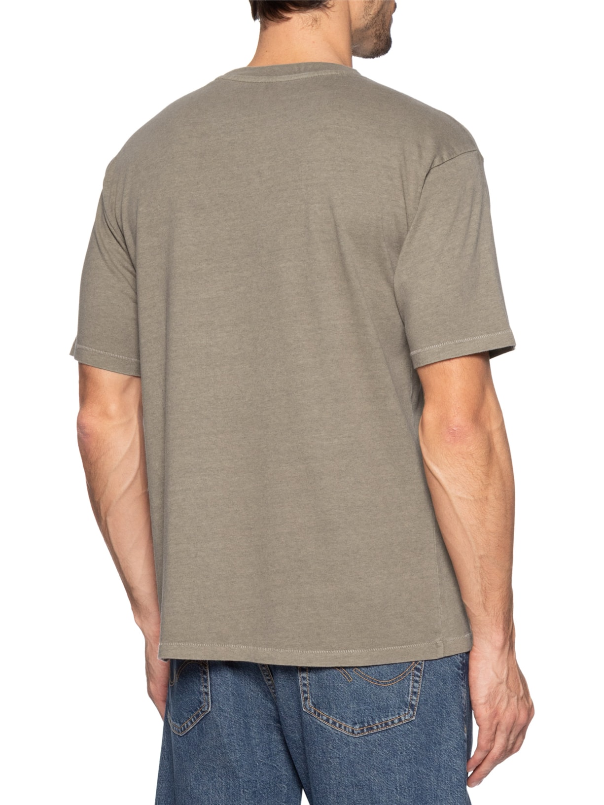 Camiseta Masculina Red Tab Estilo Vintage Bege Levi's