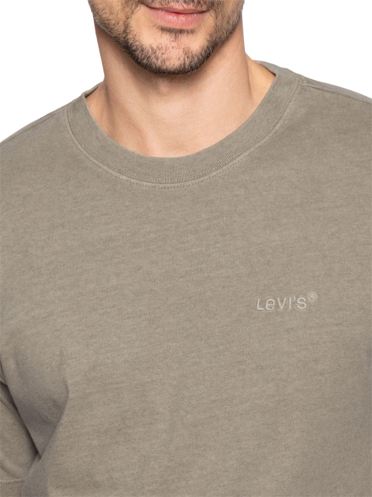 Camiseta Masculina Red Tab Estilo Vintage Bege Levi's