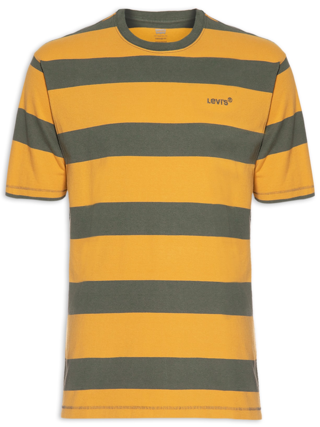 Camiseta Masculina Red Tab Vintage Tee - Amarelo
