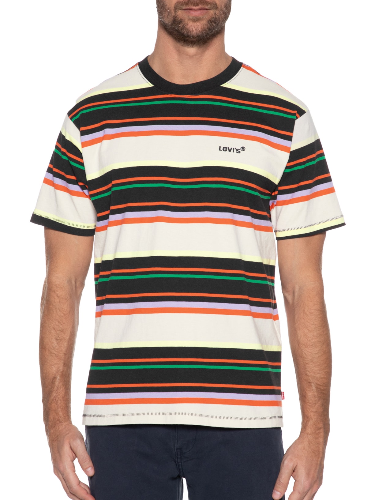 Camiseta Masculina Red Tab Vintage Tee Bege Levi's