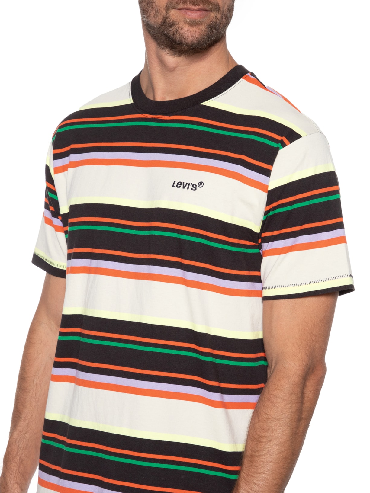 Camiseta Masculina Red Tab Vintage Tee Bege Levi's