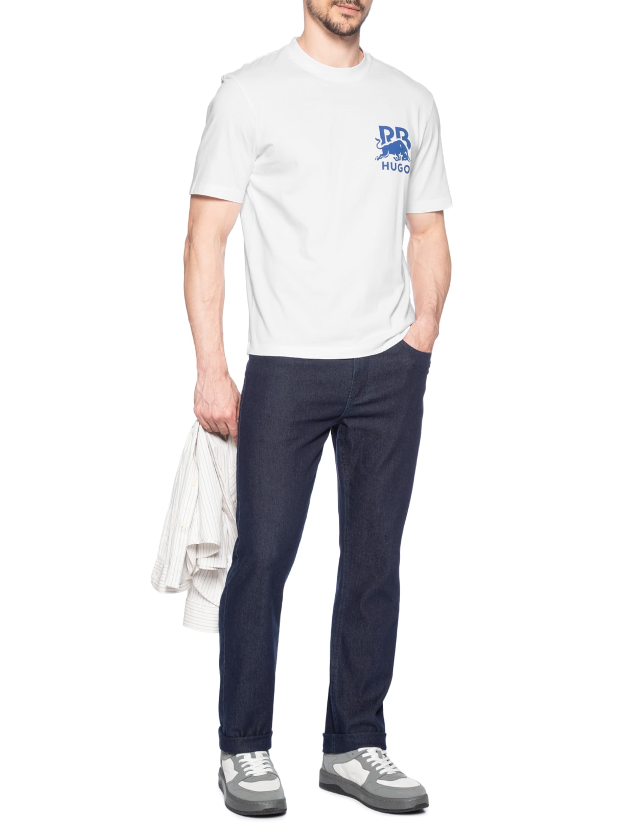 Camiseta Masculina Redbull Dartox Branco Hugo