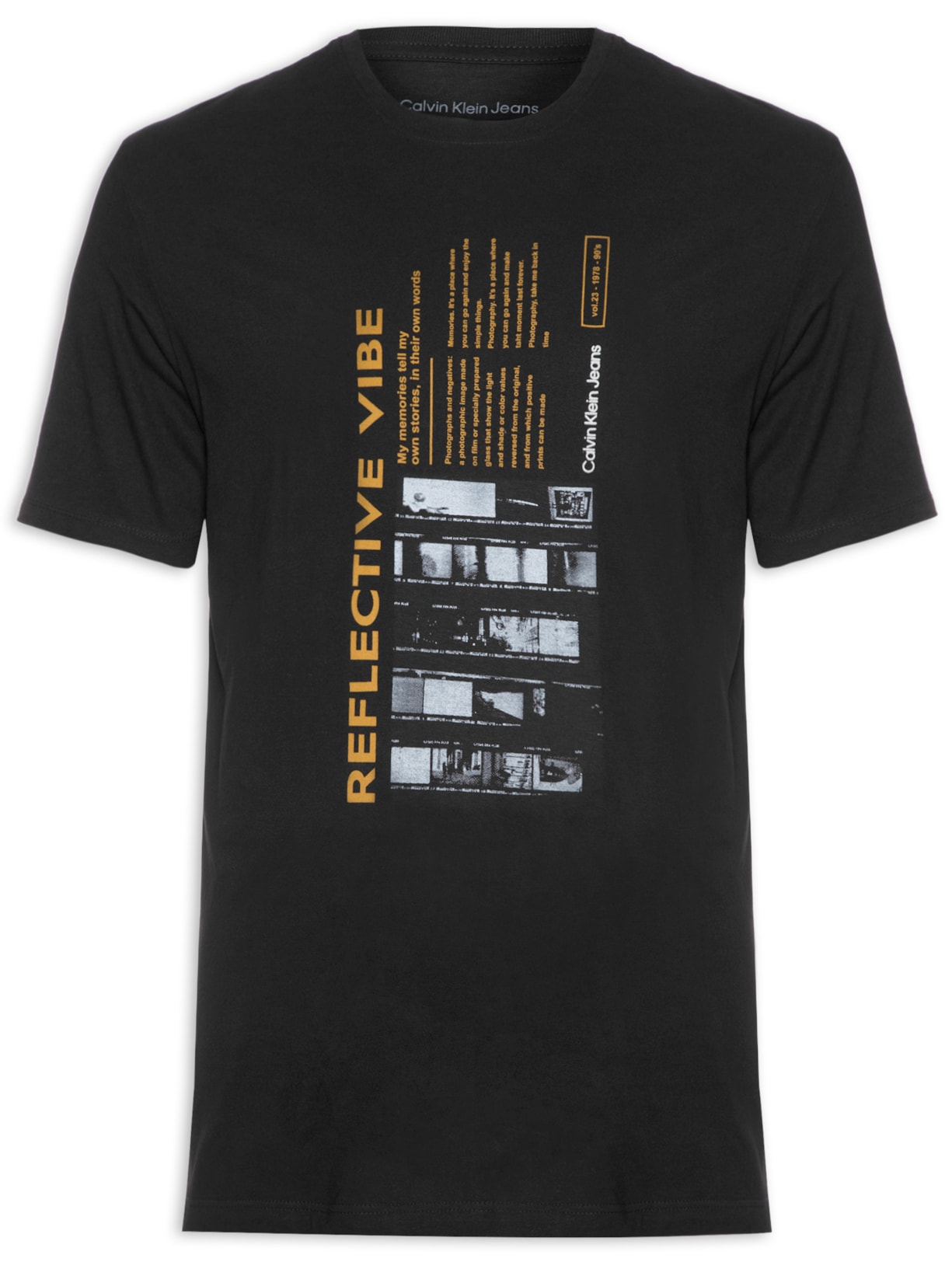 Camiseta Masculina Reflective Vibe - Preto