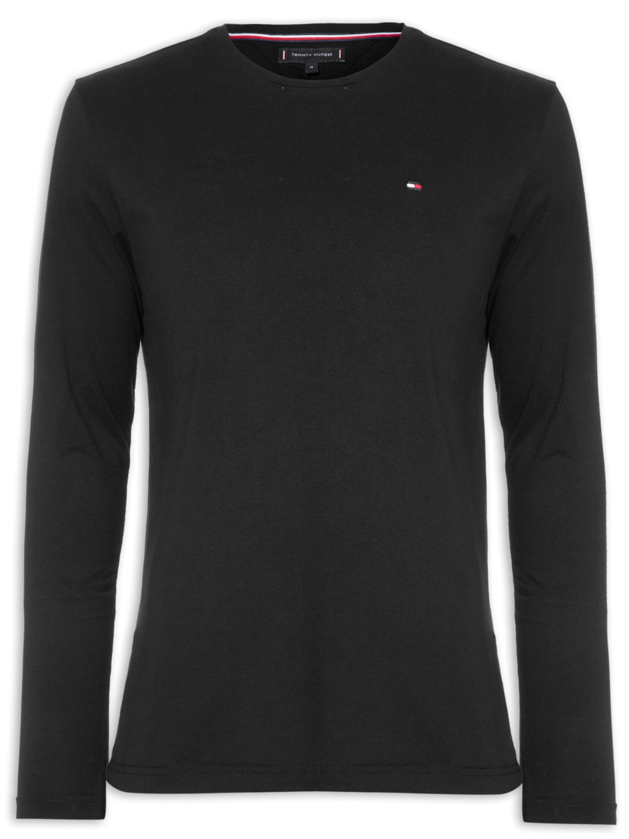 Camiseta Masculina Reg Fit Long Sleeve - Preto