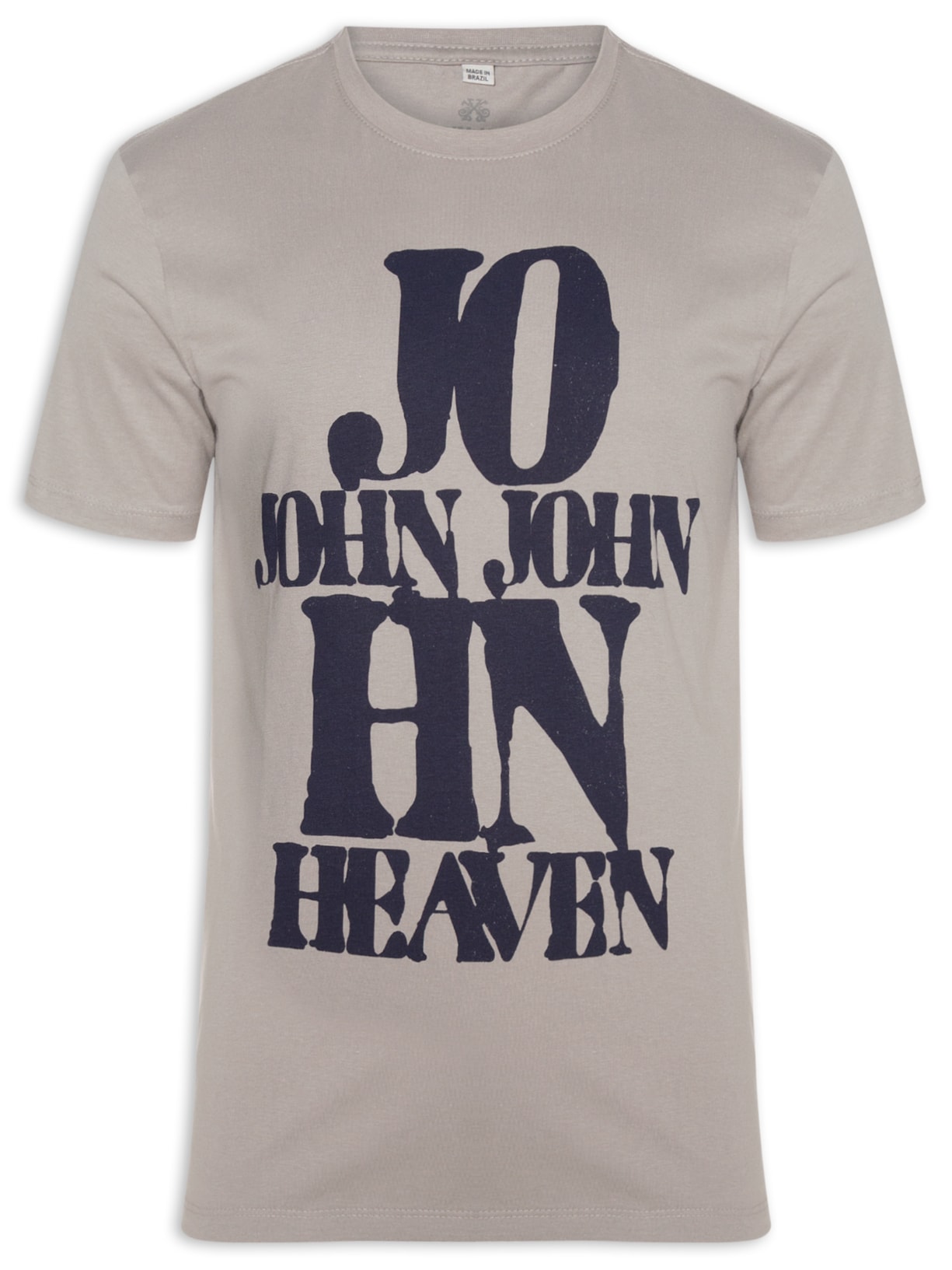 Camiseta Masculina Regilar Part - Cinza